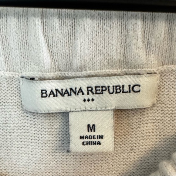 Banana Republic Colorblock Drawstring Collar Oversized Sweatshirt Tunic Sz M - Picture 6 of 8